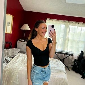 Black Crop Top